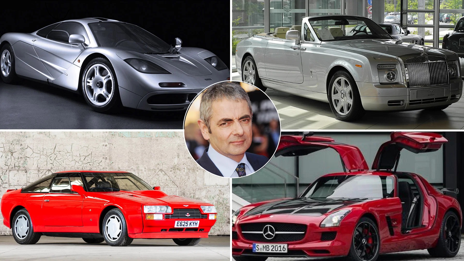 rowan atkinson car collection 2024