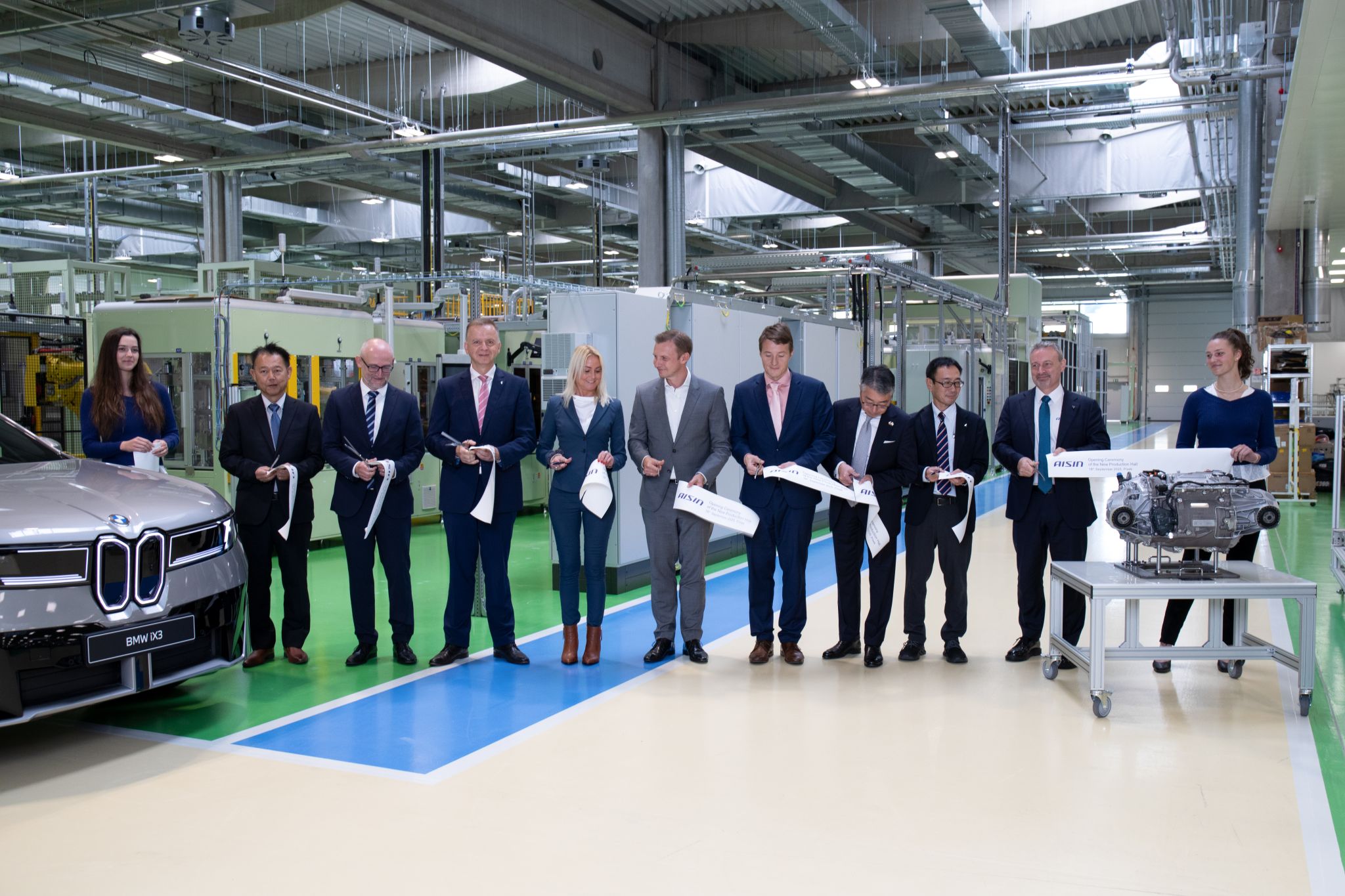 Zahajovací ceremoniál | foto: Aisin Manufacturing